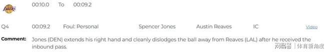 NBA湖人掘金关键误判引发赛后争议